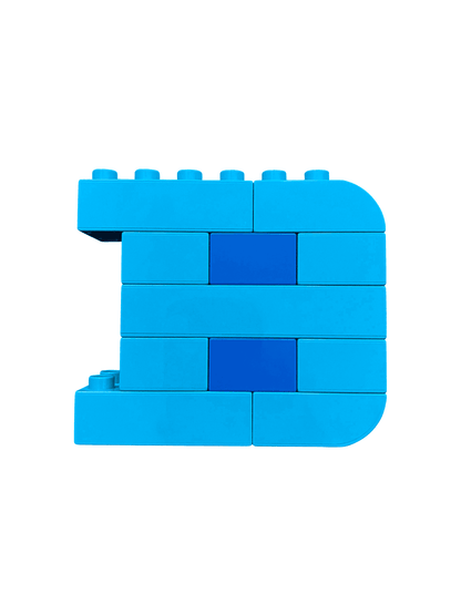 Turquoise and Blue Letter Kit