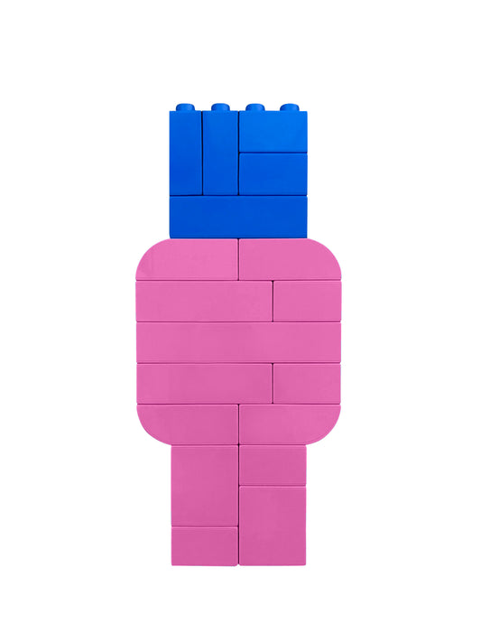 Pink and Blue Letter Kit