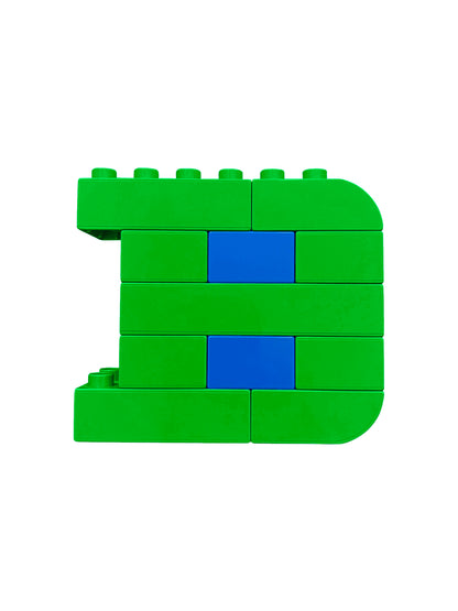 Green and Blue Letter Kit