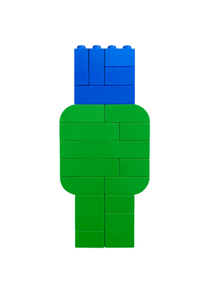 Green and Blue Letter Kit