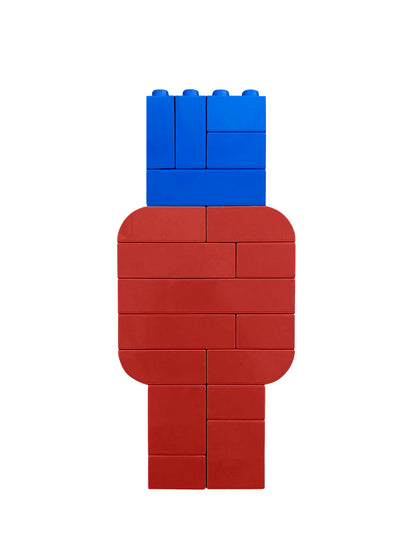 Red and Blue Letter Kit