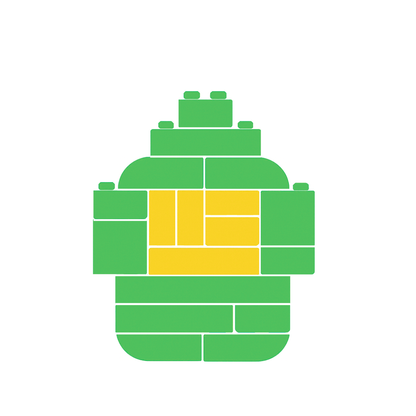 Green and Yellow Letter Kit