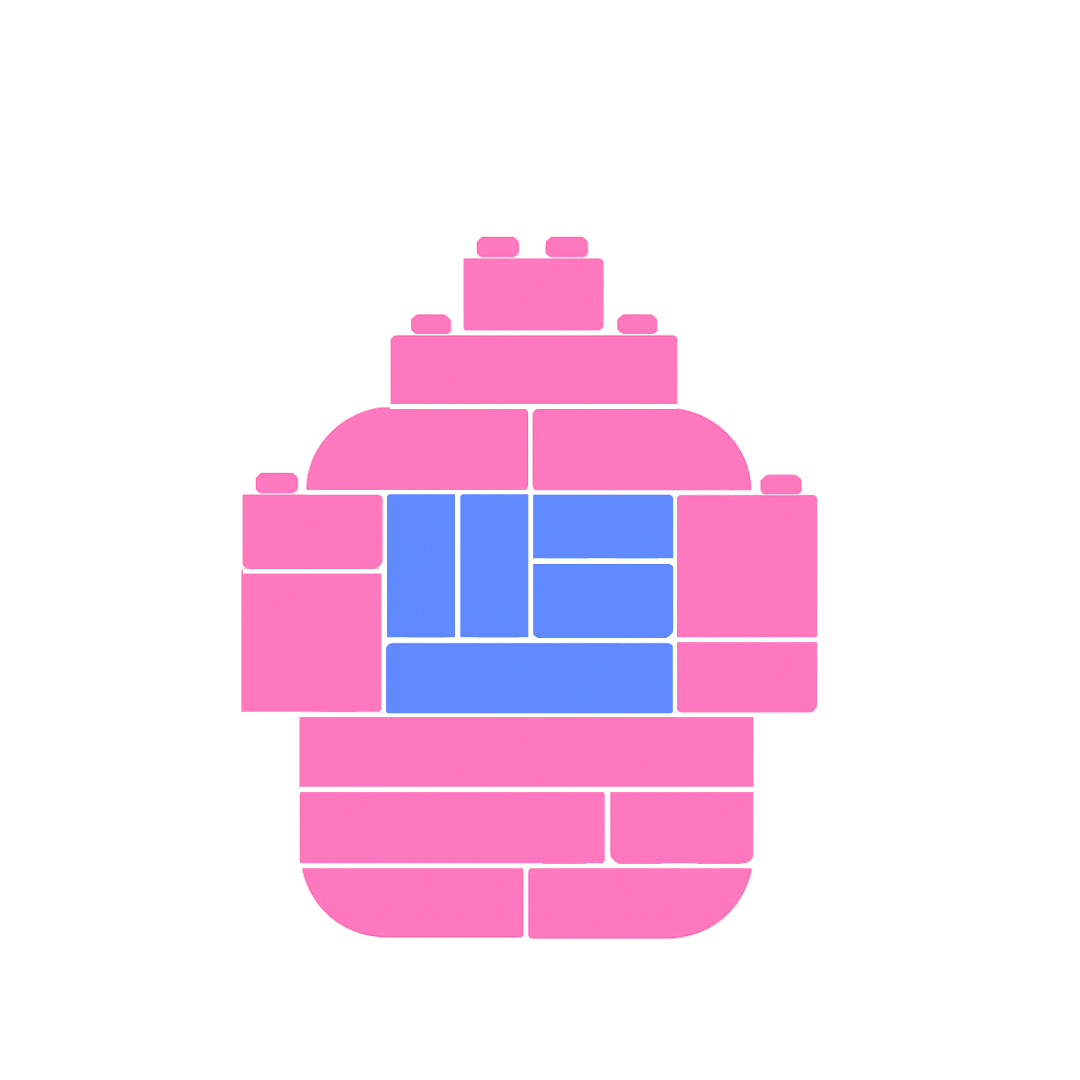 Pink and Blue Letter Kit