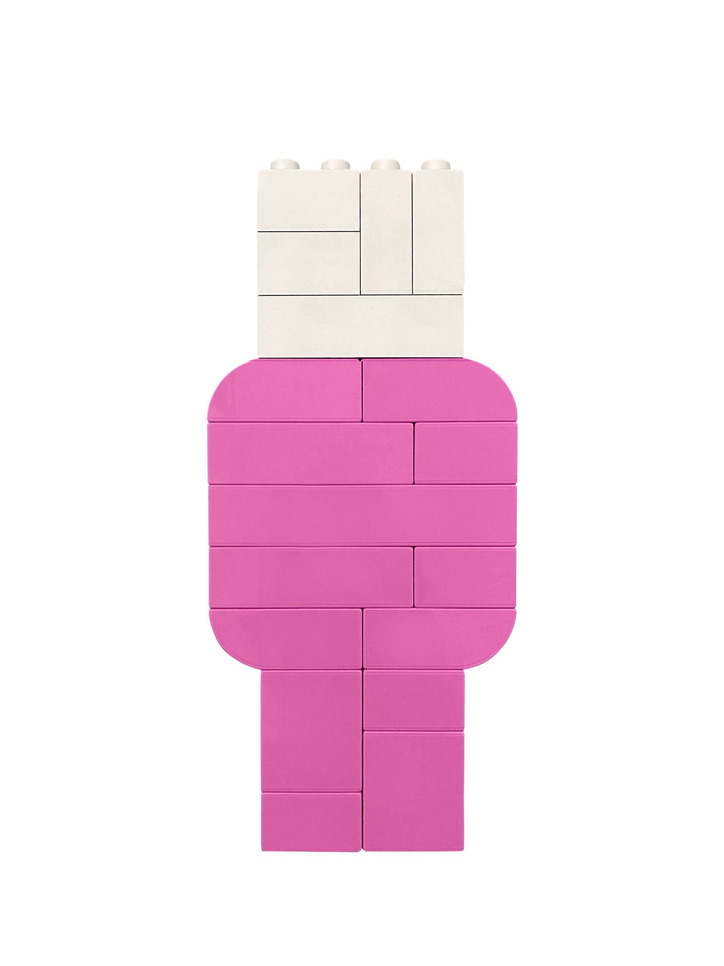 Pink and White Letter Kit