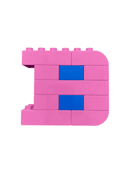 Pink and Blue Letter Kit