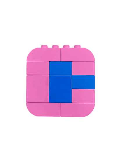 Pink and Blue Letter Kit
