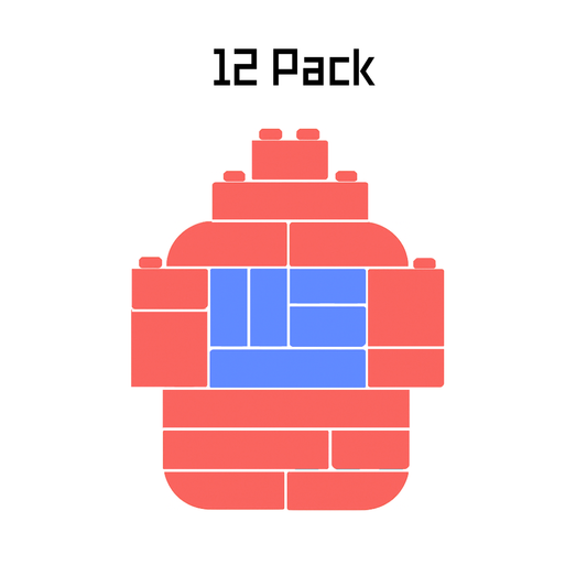 Red and Blue 12 pack